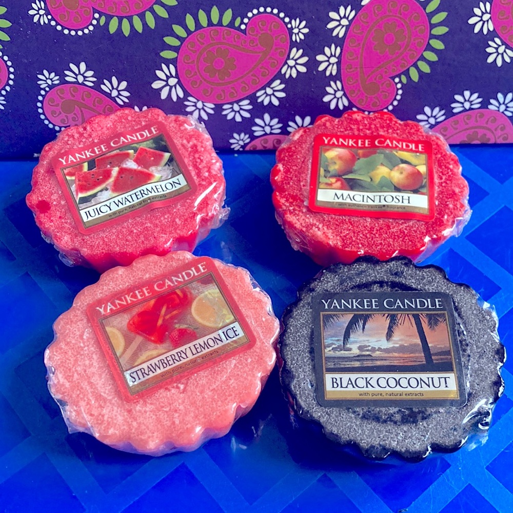 yankee candle wax melts lot of 4